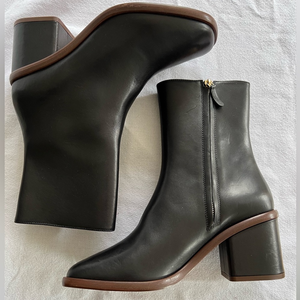 Chloe Meganne Leather Ankle Boots NIB